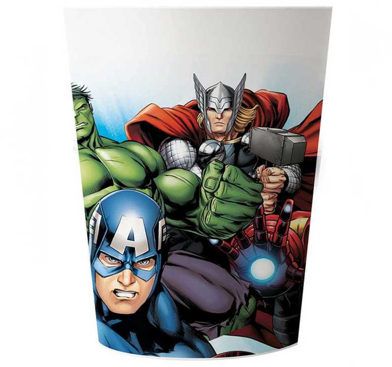 „Avengers Mighty“ plastikinių puodelių rinkinys (2 vnt.), 230 ml