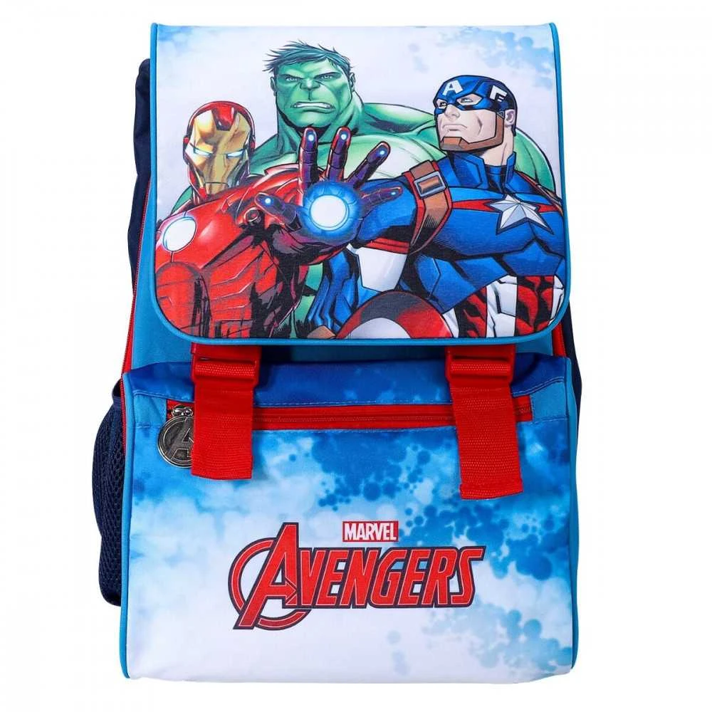 Mokyklinis krepšys The Avengers Mėlyna (28 x 40 x 14 cm)