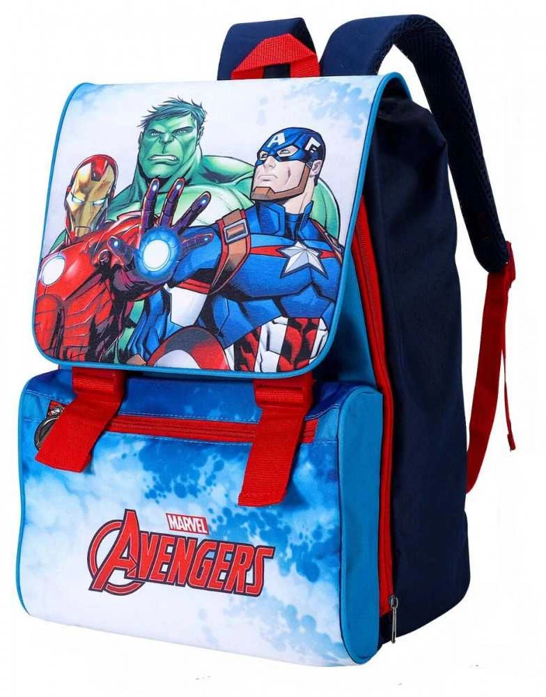 Mokyklinis krepšys The Avengers Mėlyna (28 x 40 x 14 cm)