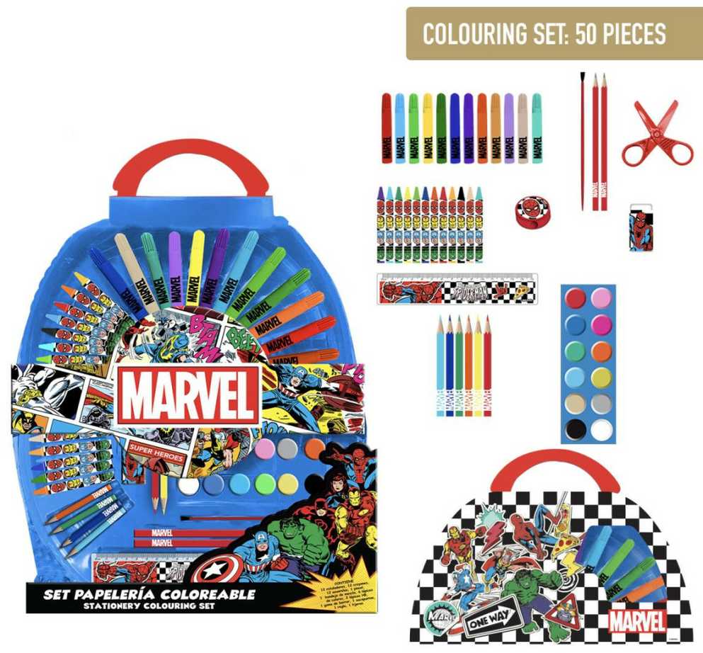 CERDÁ Marvel Avengers stationery set 50pcs
