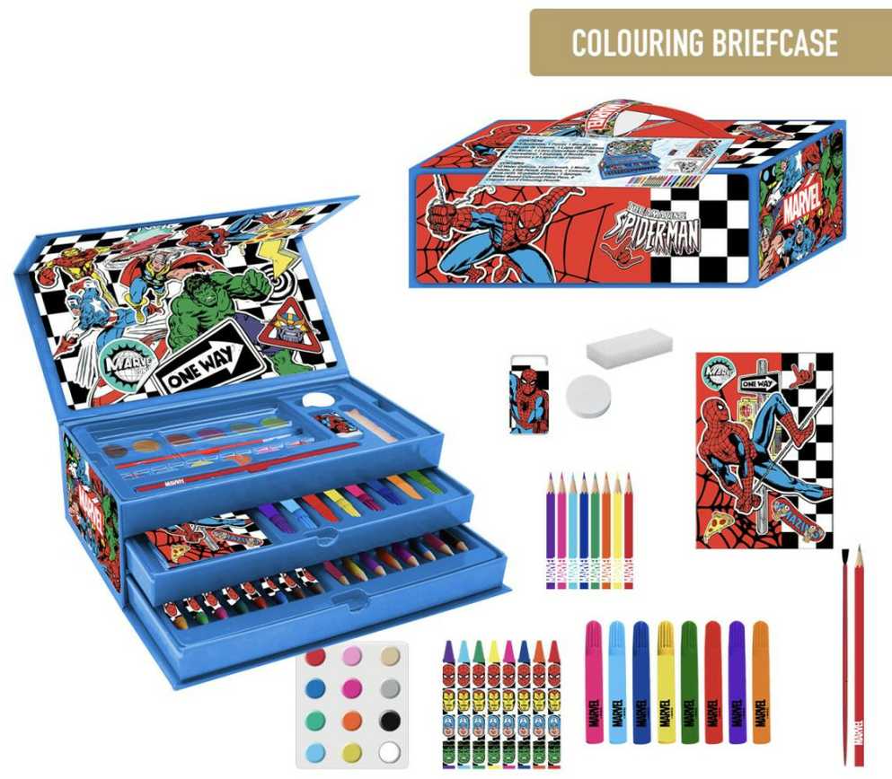 CERDÁ Marvel Avengers colouring stationery case