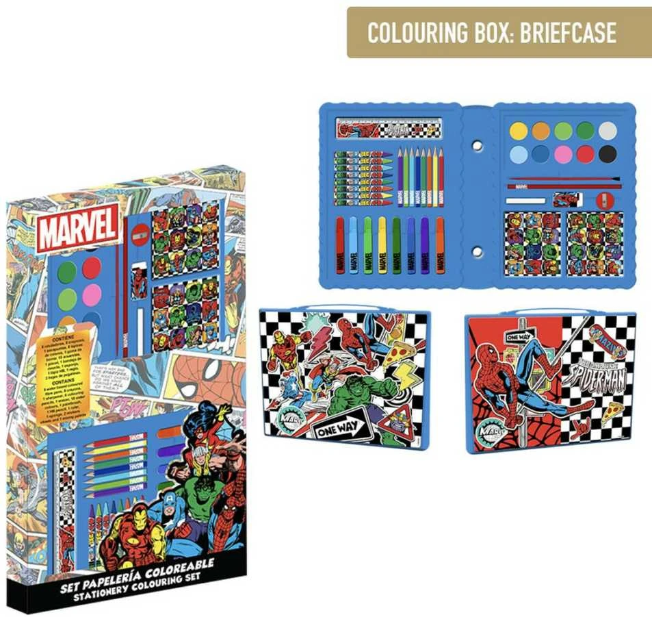 CERDÁ Marvel Avengers colouring stationery set