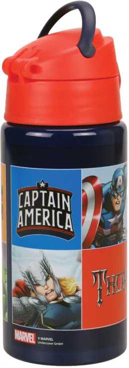 Avengers Smash aliuminio butelis su kabliuku 500 ml