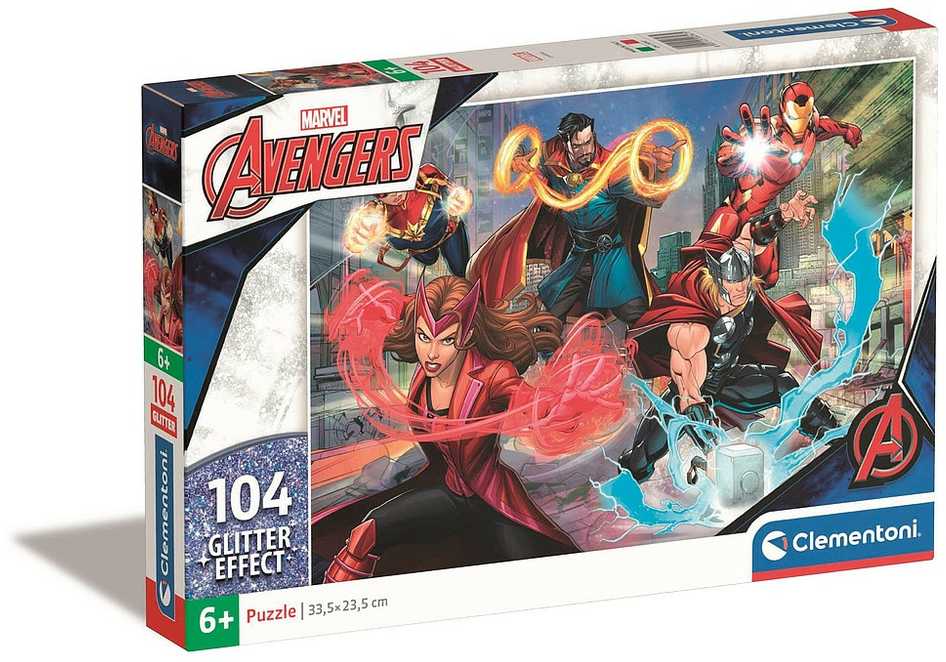 Clementoni Dėlionė 104 vnt. - Keršytojai (The Avengers)