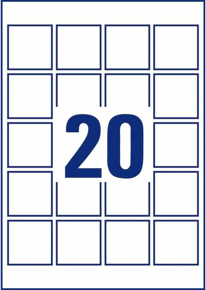 Avery Zweckform ETYK.ZF L7121-25 QR KODAI 45X45MM ETIKETĖ