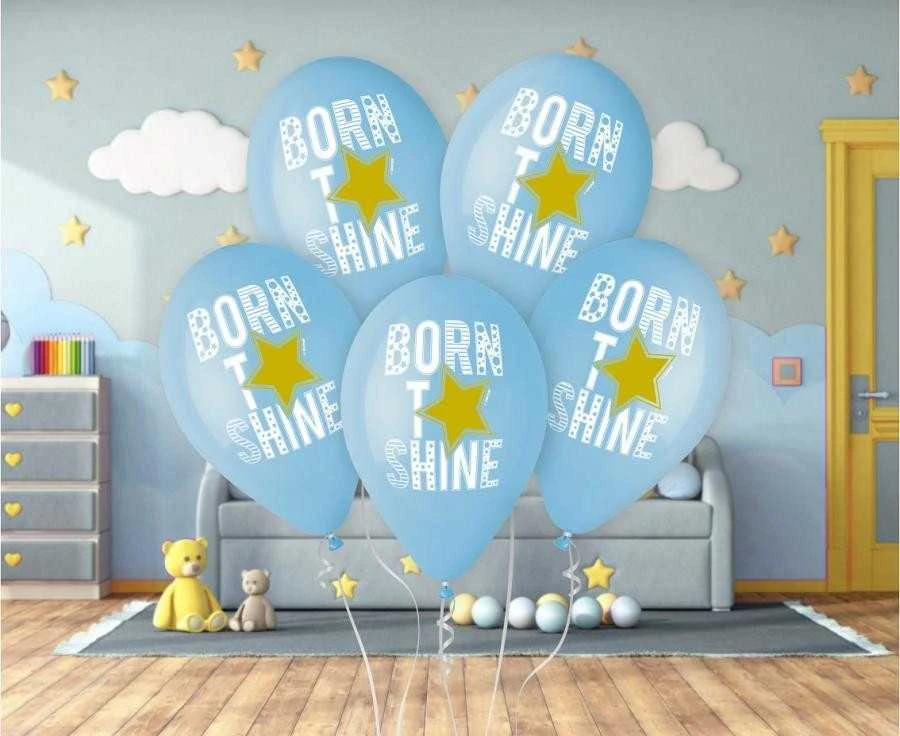 Viborg Ballon As Gimę spindėti šviesiai mėlyni balionai