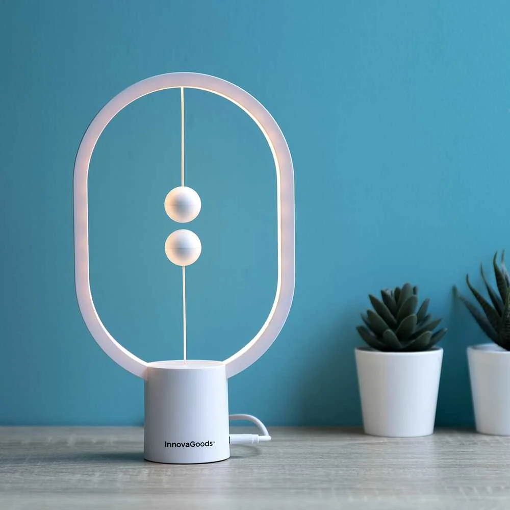 „InnovaGoods“ balansuojanti stalo lempa su magnetiniu jungikliu, „Magilum“