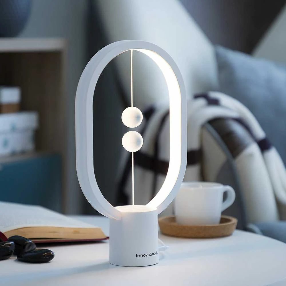 „InnovaGoods“ balansuojanti stalo lempa su magnetiniu jungikliu, „Magilum“