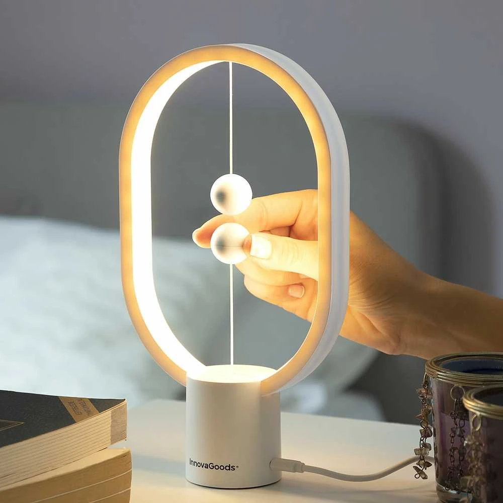„InnovaGoods“ balansuojanti stalo lempa su magnetiniu jungikliu, „Magilum“