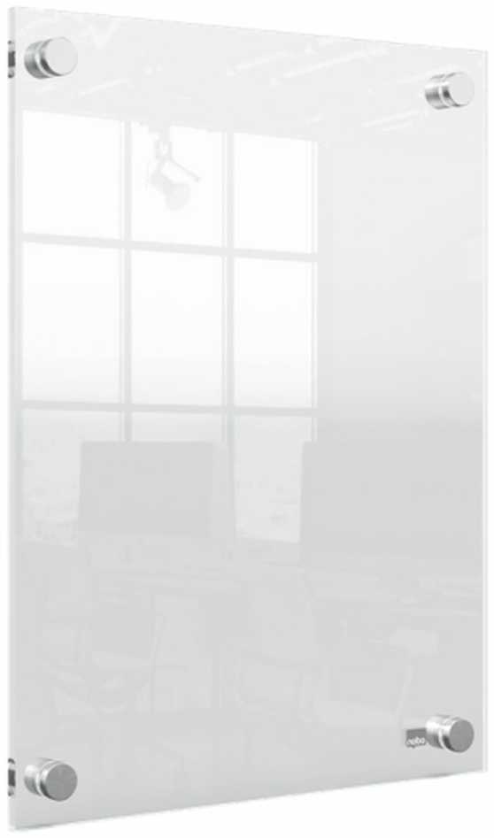 Nobo Premium Plus A4 skaidrus akrilinis sieninis plakato rėmas, 297 x 210 mm, akrilinis, horizontaliai/vertikaliai, fiksuotas
