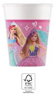GoDan Kubeczki papierowe Barbie 200ml 8szt