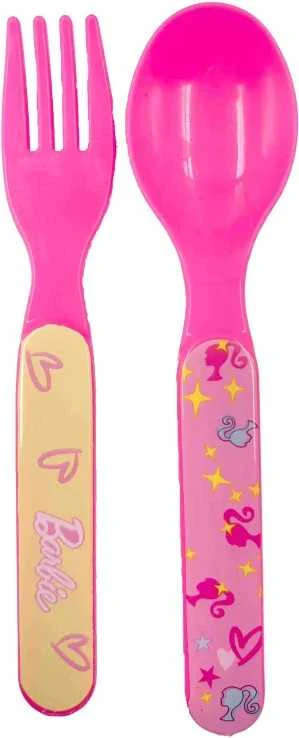 Barbie Love sumuštinių dėžutė + stalo įrankių rinkinys