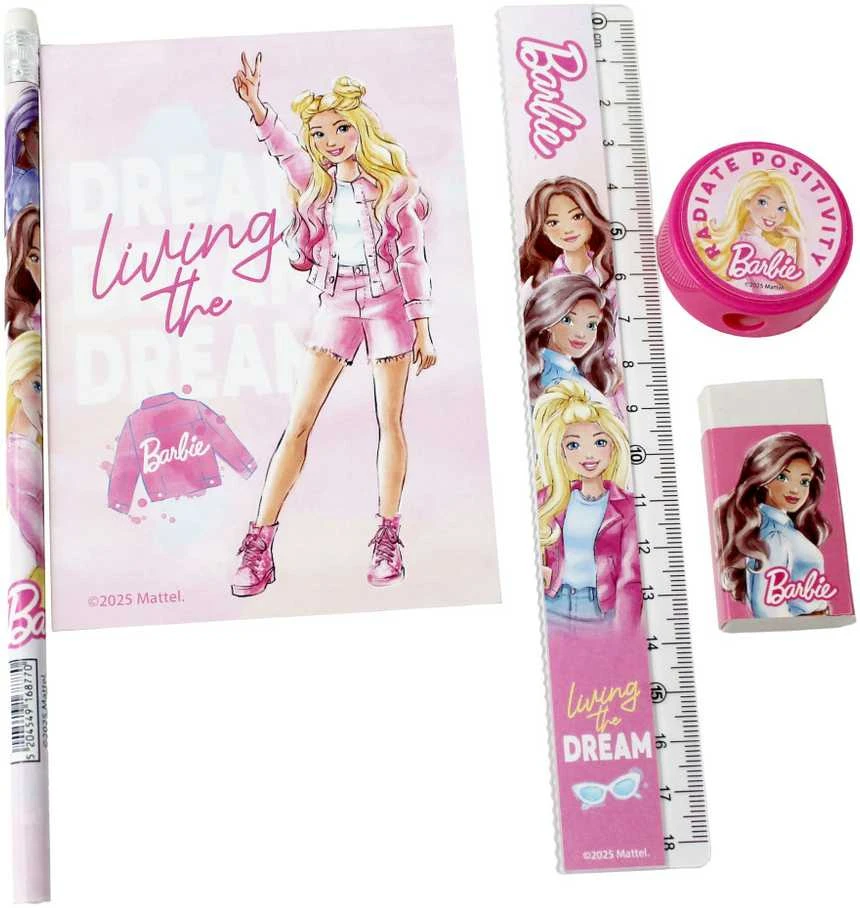 Barbie Paints kanceliarinių prekių rinkinys 5 vnt.