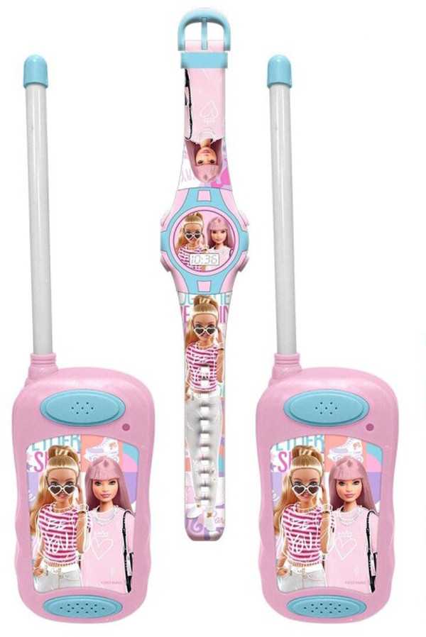 Dėlionė Kids Euroswan Barbie Rinkinys racija su skaitmeniniu laikrodžiu BB00020 rožinė