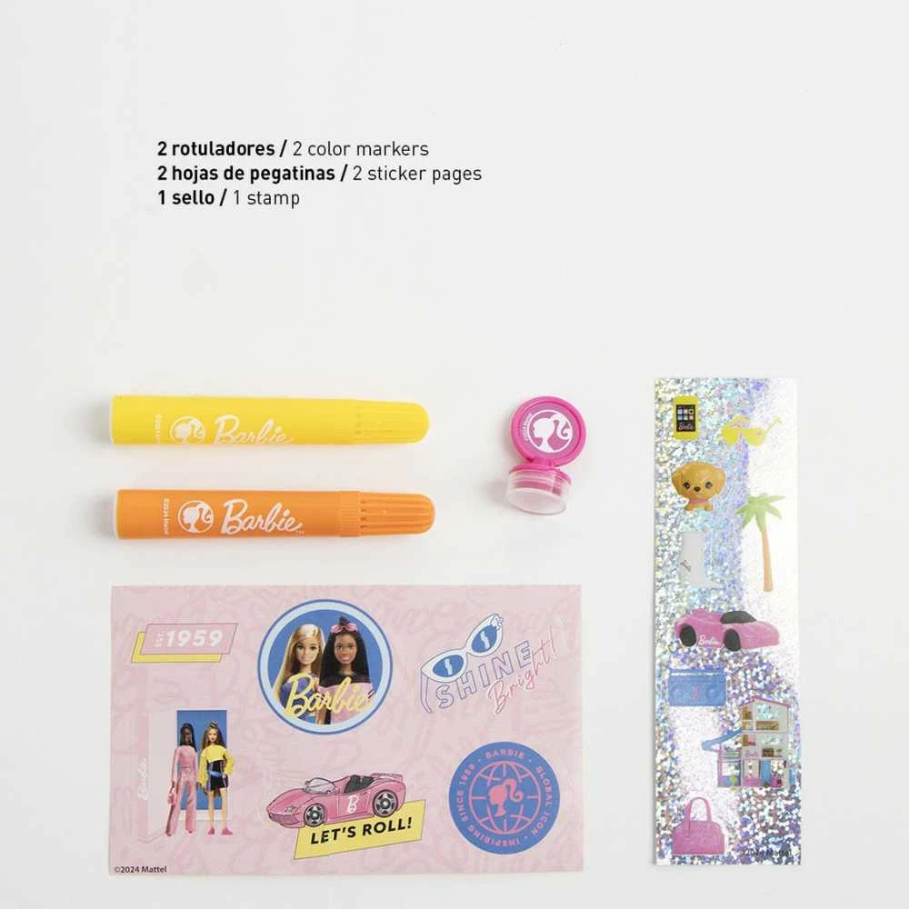 CERDÁ Barbie colouring stationery set
