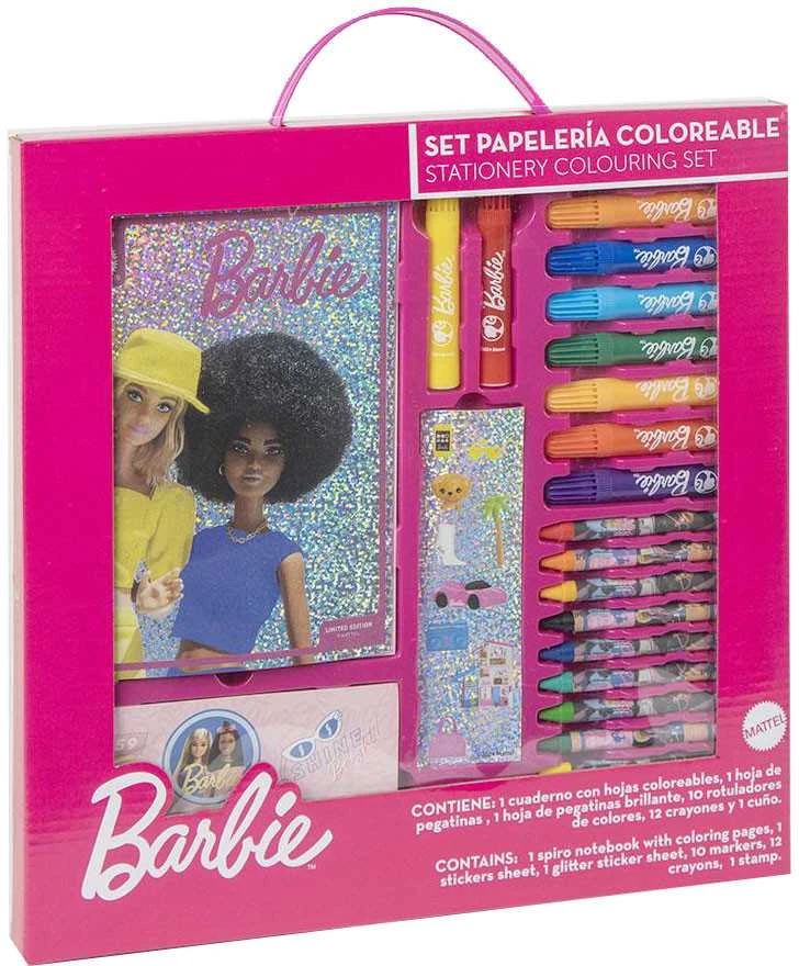 CERDÁ Barbie colouring stationery set