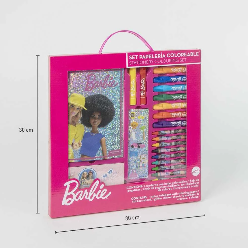 CERDÁ Barbie colouring stationery set