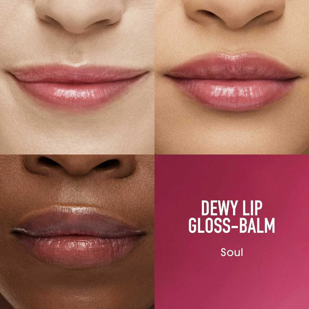 Bare Minerals Bareminerals Dewy Lūpų blizgis Balm drėkinantis lūpų balzamas-blizgis, atspalvis: Soul,​ 2.3 g