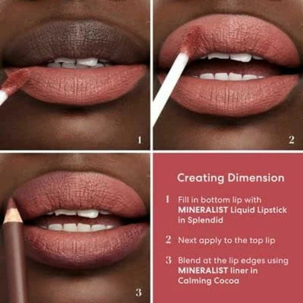 Bare Minerals Bareminerals Mineralist Lasting Lip Liner lūpų pieštukas, atspalvis: Charming Rožinė - Cool Mid-Toned Rožinė, 1.3 g