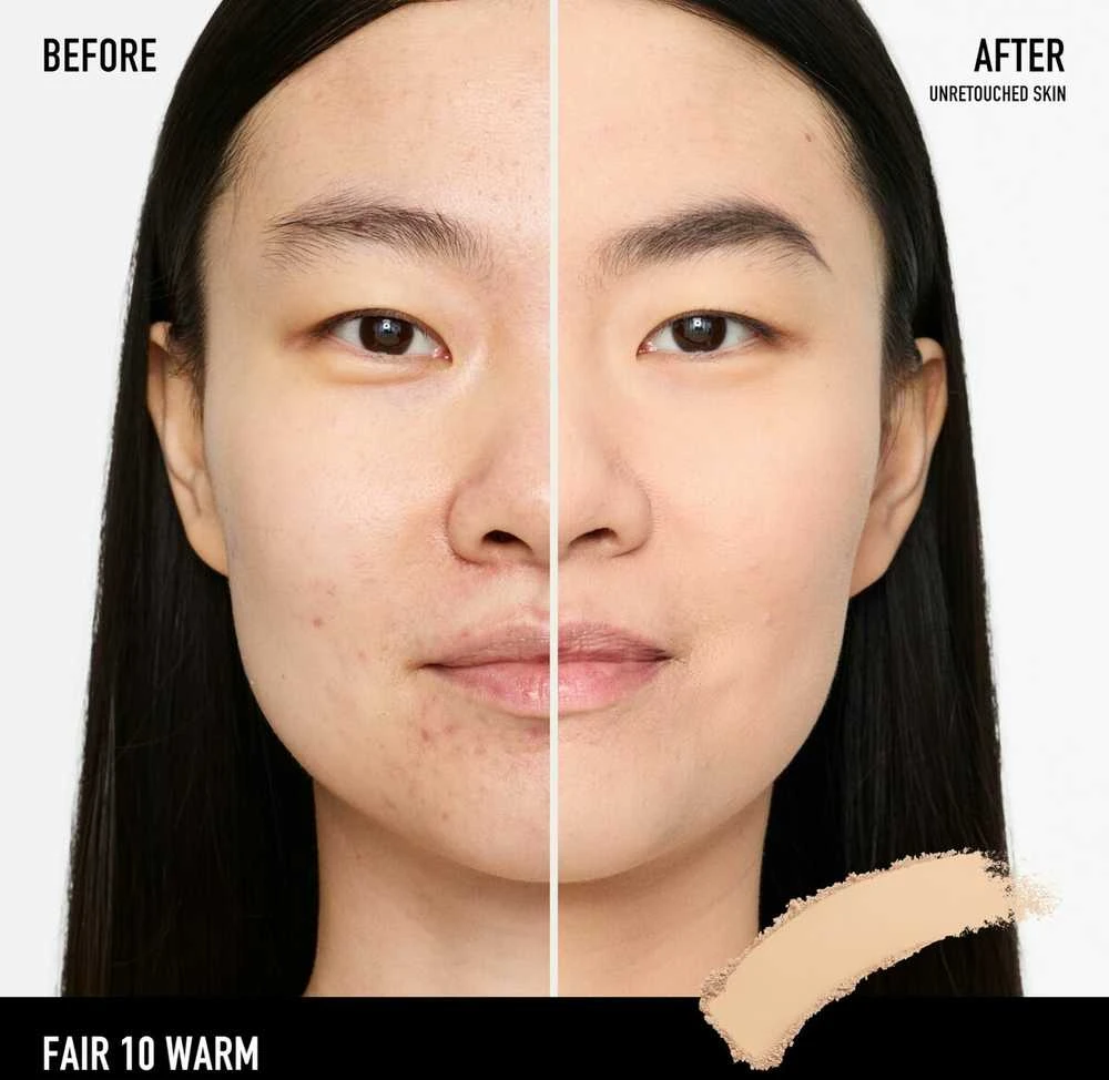 Bare Minerals Bareminerals Barepro 24hr Base De Maquillaje En Polvo Perfeccionadora De La Piel 10-Fair Warm​, 8 g