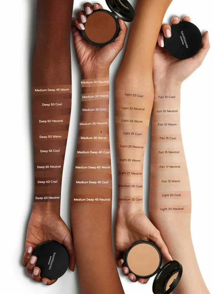 Bare Minerals Bareminerals Barepro 16hr Skin Perfecting Powder Foundation kompaktinė pudra, atspalvis: Medium 32 Cool, 8 g