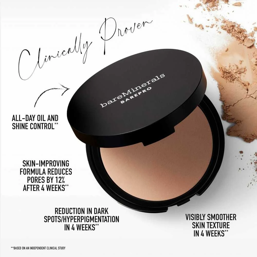 Bare Minerals Bareminerals Barepro 16hr Skin Perfecting Powder Foundation kompaktinė pudra, atspalvis: Medium 32 Cool, 8 g