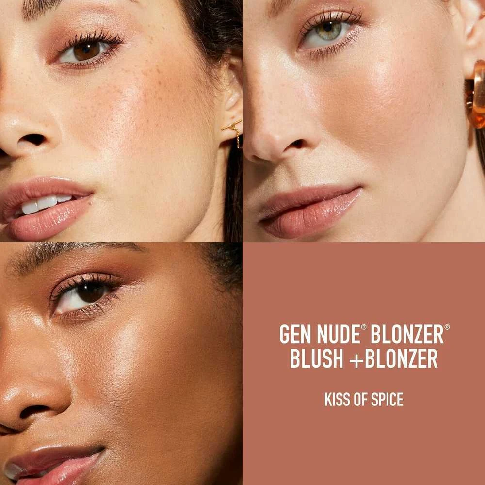 Bare Minerals Bareminerals Gen Nude Blonzer Blush + Bronzer skaistalai ir bronzantas viename, atspalvis: Kiss Of Spice, 3,8 g