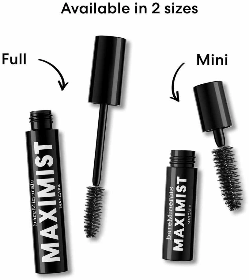 Bare Minerals Bareminerals Maximist Phyto-Fiber Volumizing Blakstienų tušas apimties suteikiantis blakstienų tušas, atspalvis: Juodas, 9 ml