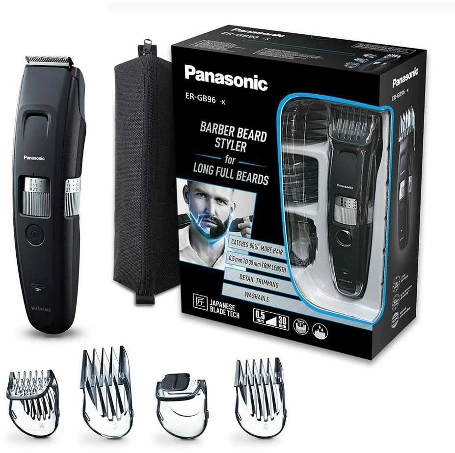 Panasonic ER-GB96-K503 barzdos/plaukų kirpimo mašinėlė, Juodas | Panasonic