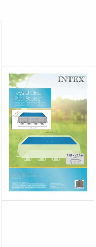Intex Baseino uždangalas, mėlynas, 476x234cm, polietilenas
