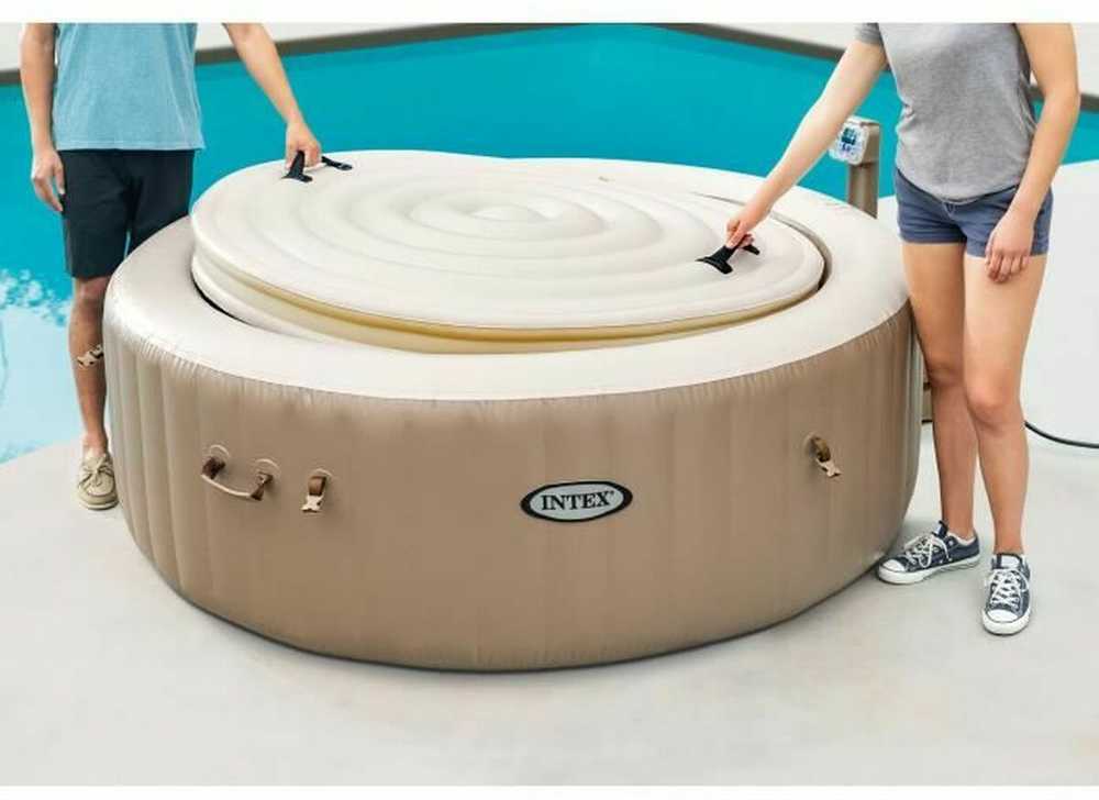 Intex 28523 apvalus termo uždangalas SPA 4 asmenų visų metų naudojimui
