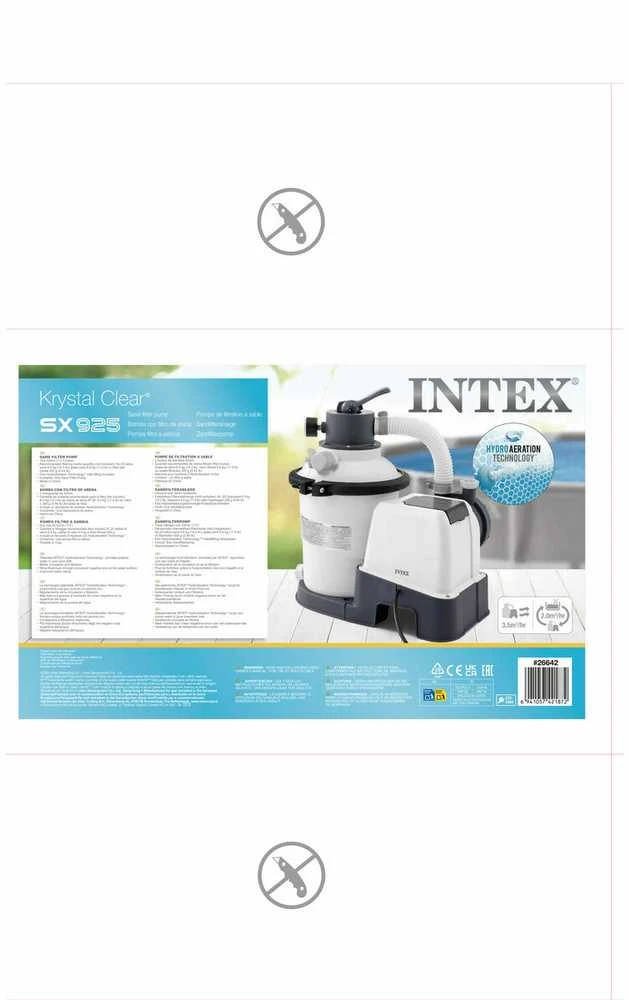 Baseino smėlio filtro siurblys 3500l/h INTEX 26642