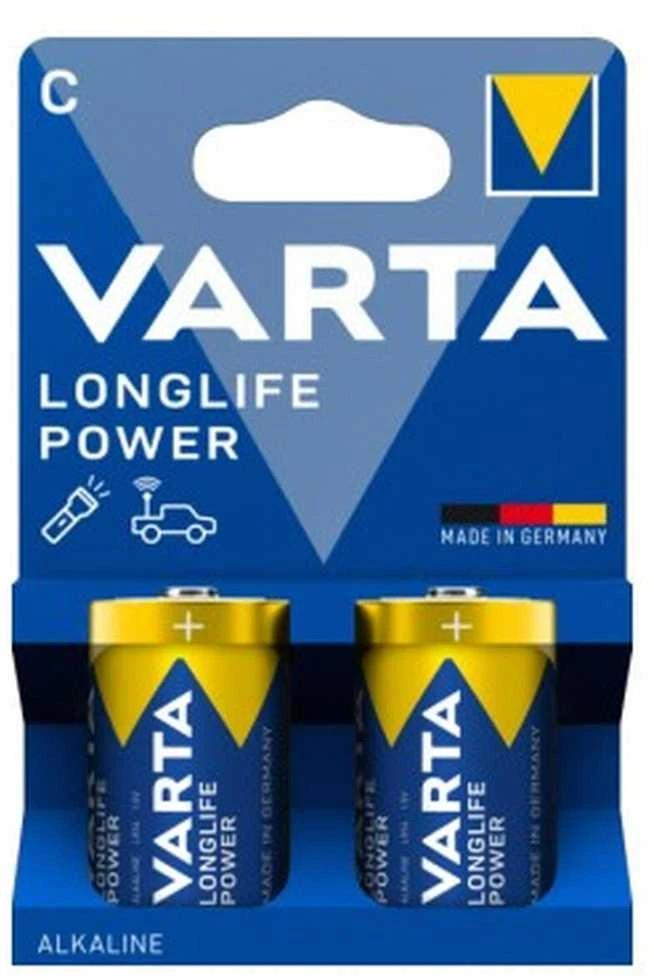 Varta C tipo baterijos Longlife Power 2 vnt pakuotė
