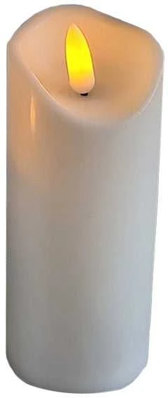 LED žvakė su judančia liepsna, 12,5x5 cm