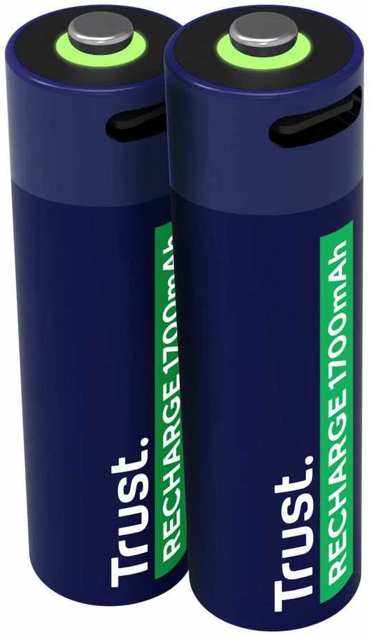 Baterija - Trust 25584 Įkraunama AA 1700 mAh 800 Ciklų
