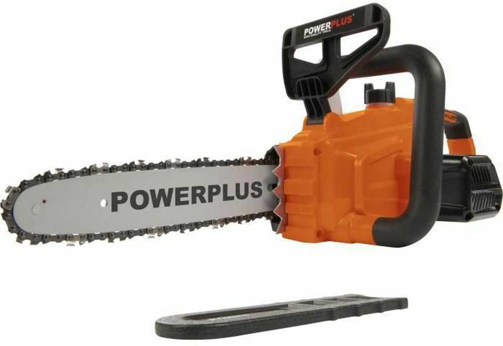 „PowerPlus Dual Power Powdpg7570“ – 20 V akumuliatorinis grandininis pjūklas, 300 mm kreiptuvas, be akumuliatoriaus ir įkroviklio