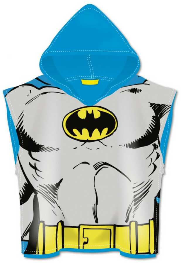 Batman Whoom paplūdimio rankšluostis-pončas 55x110cm (greitai džiūstantis)