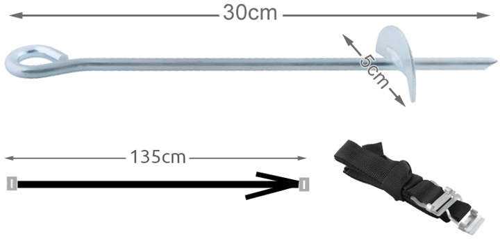 Batuto inkarai - 4 vnt. rinkinys