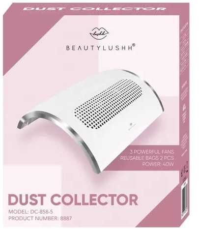 Beautylushh baltas dulkių sugėriklis
