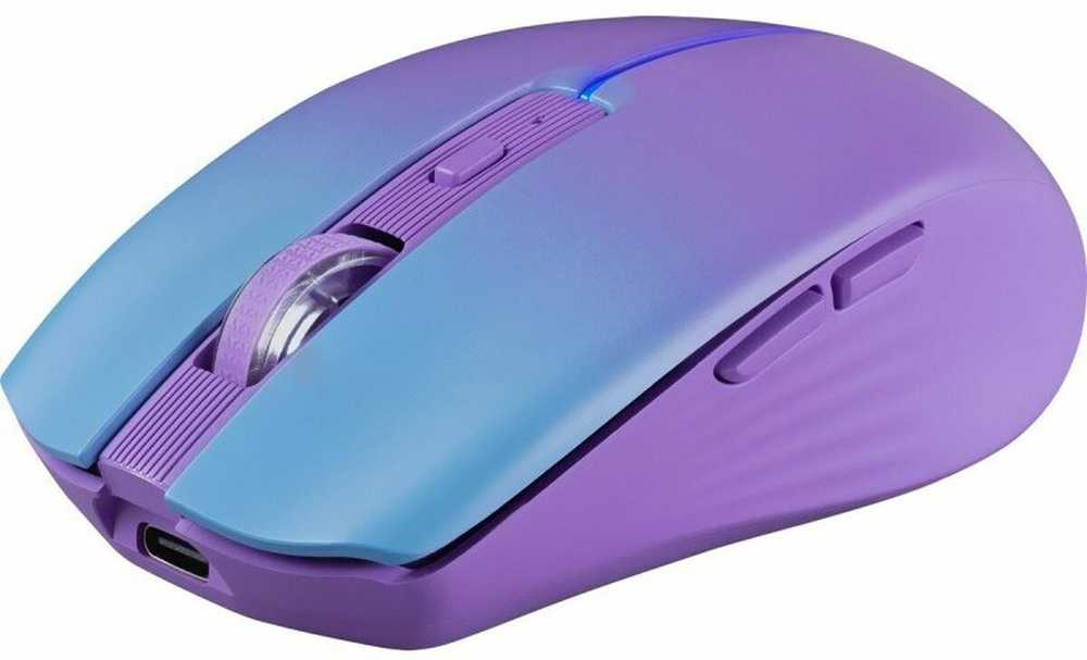 Pelė DEFENDER MYSTERY MM-301 RF+BT PURPLE 1600dpi 6P