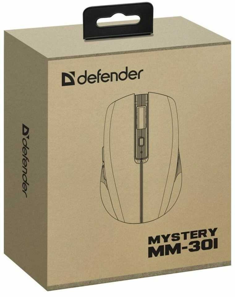 Pelė DEFENDER MYSTERY MM-301 RF+BT PURPLE 1600dpi 6P