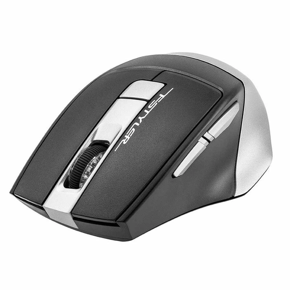 A4Tech FSTYLER FB35 RF 2.4G+BT Smoky Pilkas Pelė wireless