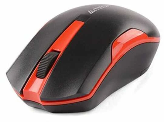 A4Tech A4TMYS46038 Pelė V-TRACK G3-200N-1 Juodas+Raudona belaidė