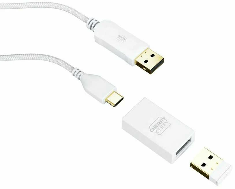 CHERRY XTRFY M64 Wireless, Gaming-pelė - baltas/turquoise