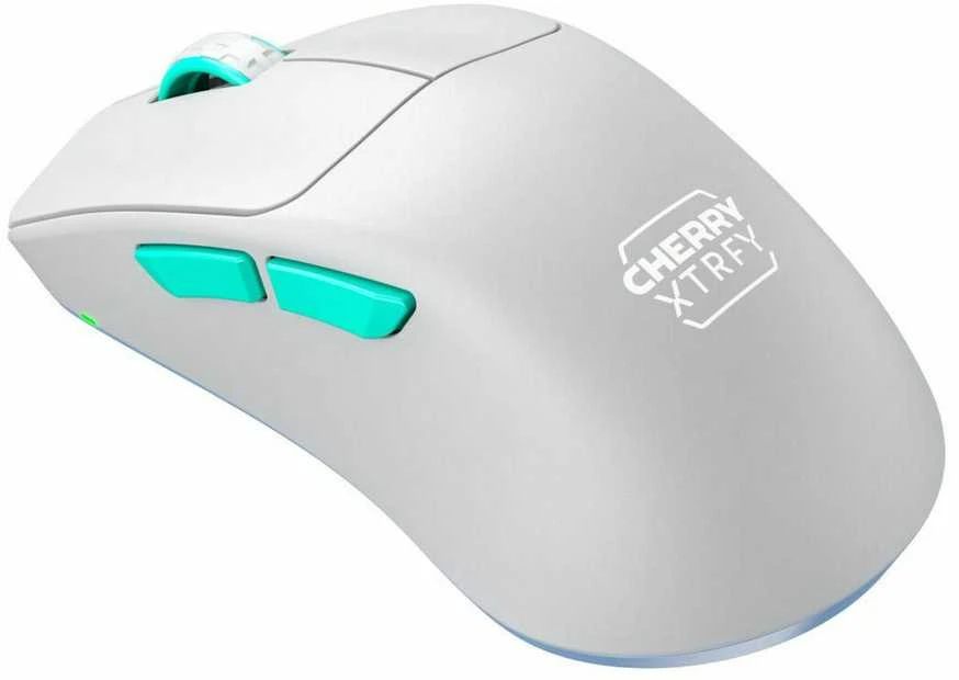 CHERRY XTRFY M64 Wireless, Gaming-pelė - baltas/turquoise