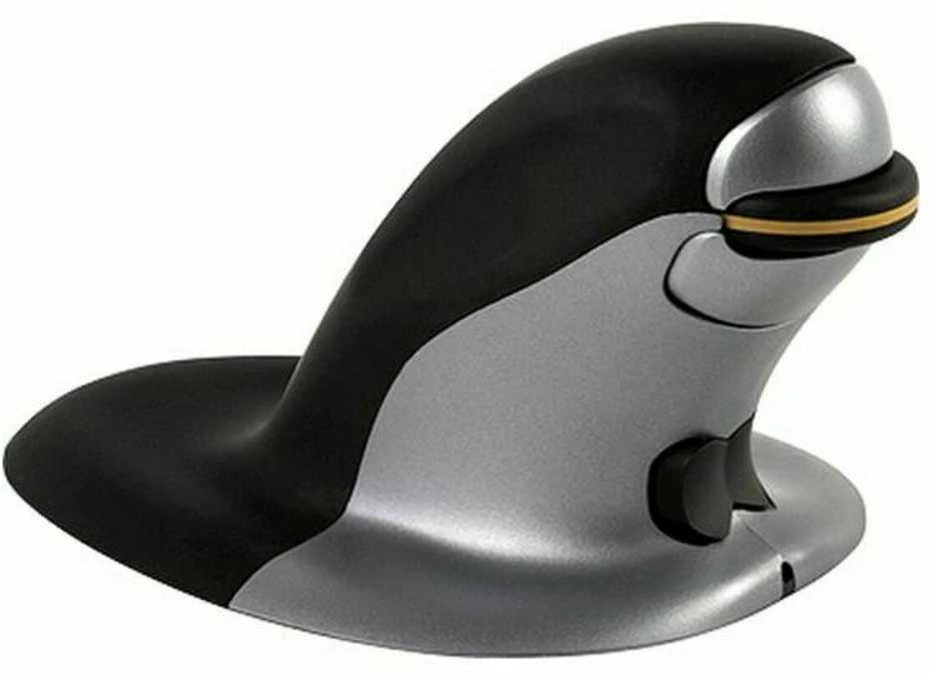 Vertikali belaidė pelė FELLOWES PENGUIN, vidutinė