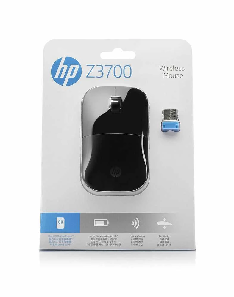 Hewlett Packard (HP) HP Z3700 Belaidė pelė - Juodas
