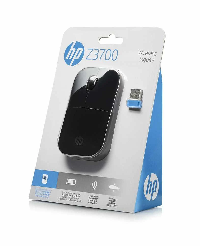 Hewlett Packard (HP) HP Z3700 Belaidė pelė - Juodas