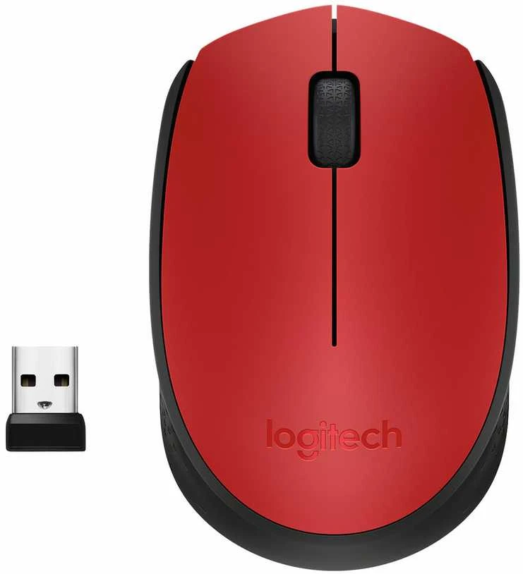 Pelė Logitech M171, raudona (910-004641)