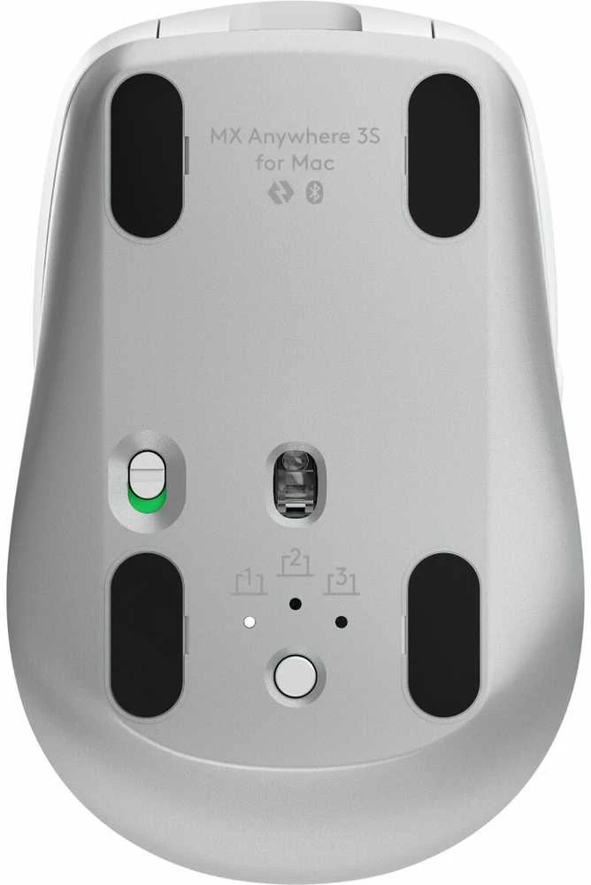 Pelė LOGITECH MX Anywhere 3S, skirta Mac – PALE Pilkas – BT – EMEA28-935
